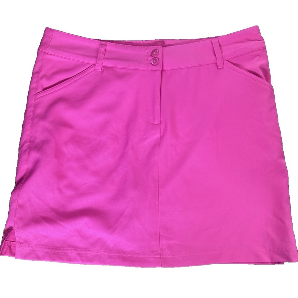 NWT Callaway Golf Skort Women 12 Hot Pink Opti-Dri Stretch UPF 50 Tennis Sporty